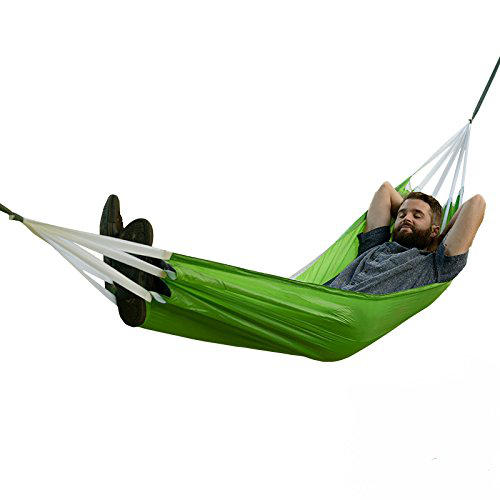 451.863 Portable Single & Double Hangmat Outdoor Parachute Nylon Stof Hangende Bed 