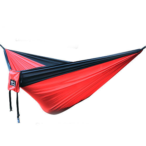 IPRee® 270x140CM Outdoor Draagbare Dubbele Hangmat Parachute Opknoping Swing Bed Camping Wandelen