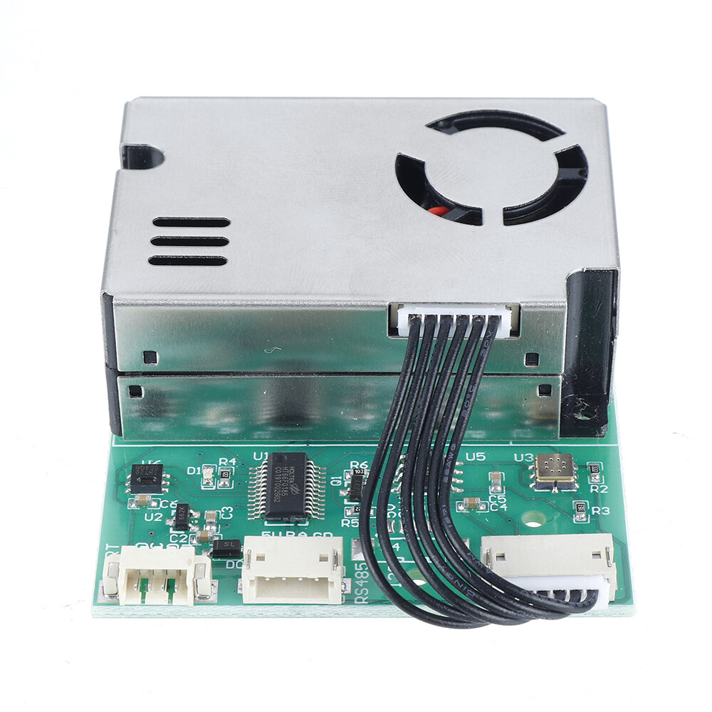 SM300D2 7-in-1 PM2.5 + PM10 + Temperatuur + Vochtigheid + CO2 + eCO2 + TVOC Sensortester Detectormod