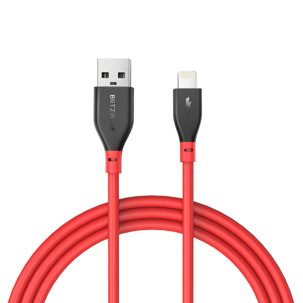 best price,blitzwolf,bw,mf11,2.4a,usb,to,lightning,cable,0.3m,coupon,price,discount
