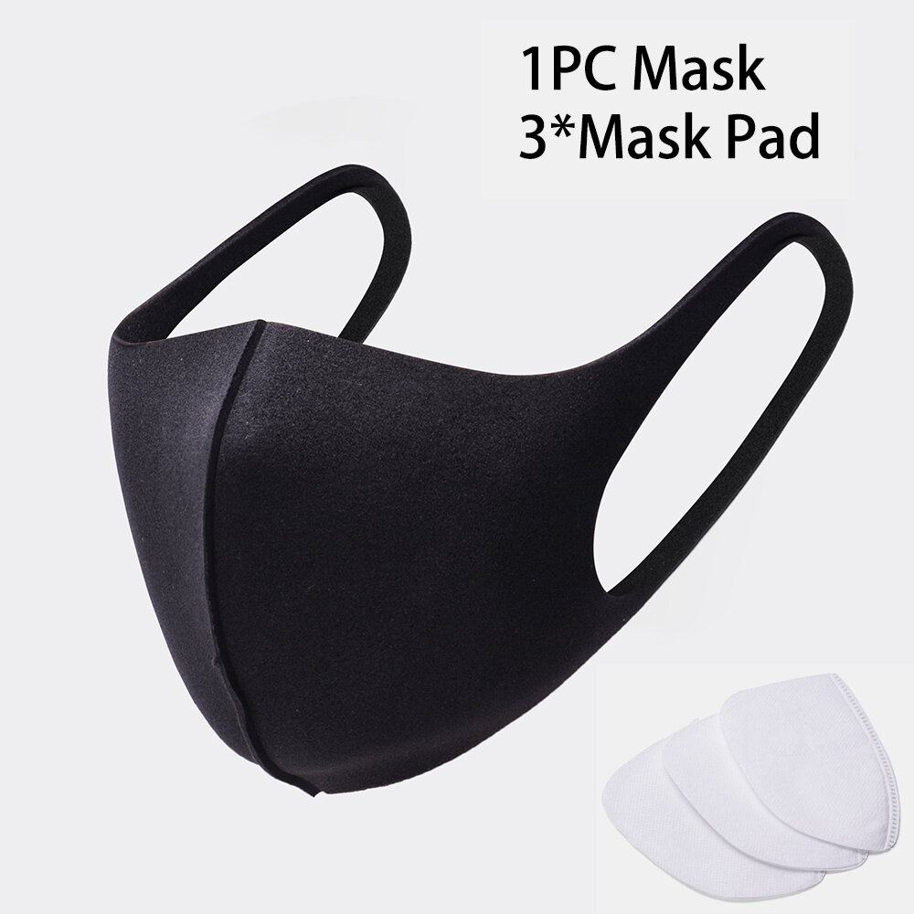 3Pcs Disposable Mask Inner Pad PM2.5 Filter Cotton Pad And Mask
