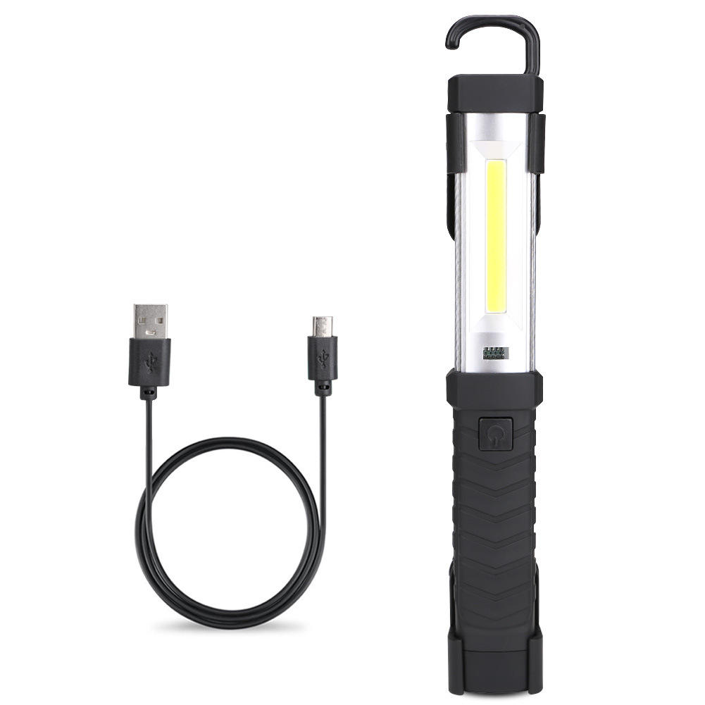 

XANES XPE + COB 2 режима USB аккумуляторная LED рабочий свет поворотный Кемпинг фонарик аварийного LED факел