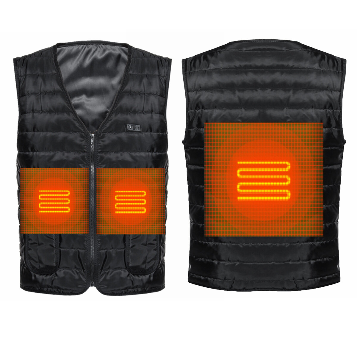 best price,dual,cotton,heated,electric,gear,usb,vest,discount