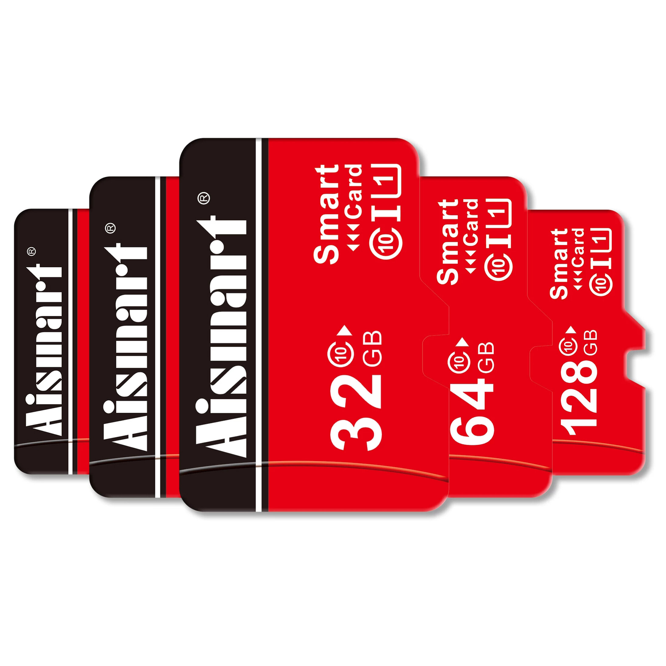 

AISMART Memory Card 8GB-256GB Class 10 High Speed TF/ SD Flash Card for Mobile Phones Tablet Switch Speaker Drone Car DV