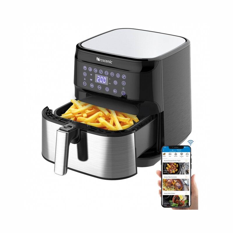 Proscenic T21 1700W 220V 5.5L Air Fryer APP Control 8+1 Cooking Functions Preheat & Warm Keeping Hot Oven Cooker Touch Screen Control, Alexa & Google Home Voice Control