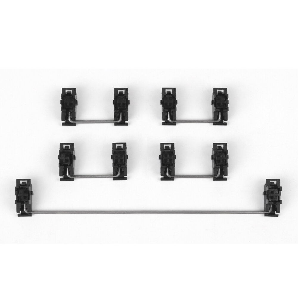 Gateron Black Steel Plate-Mount Stabilizer Set for Mechanical Keyboard 60% Shaft Large Key Lubrication Tuning Modificati