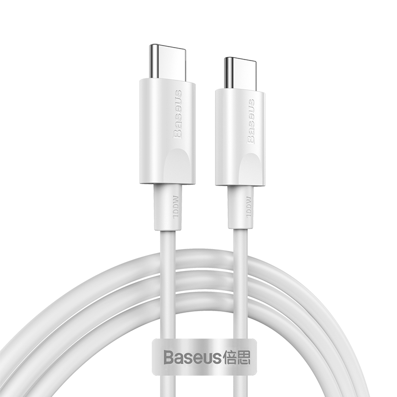 

[3 Pack ] Baseus 1.5m/4.92ft 100W 5A PD USB-C to USB-C Cable PD 3.0 QC 3.0 FCP Fast Charging Data Sync Cable Cord For Sa