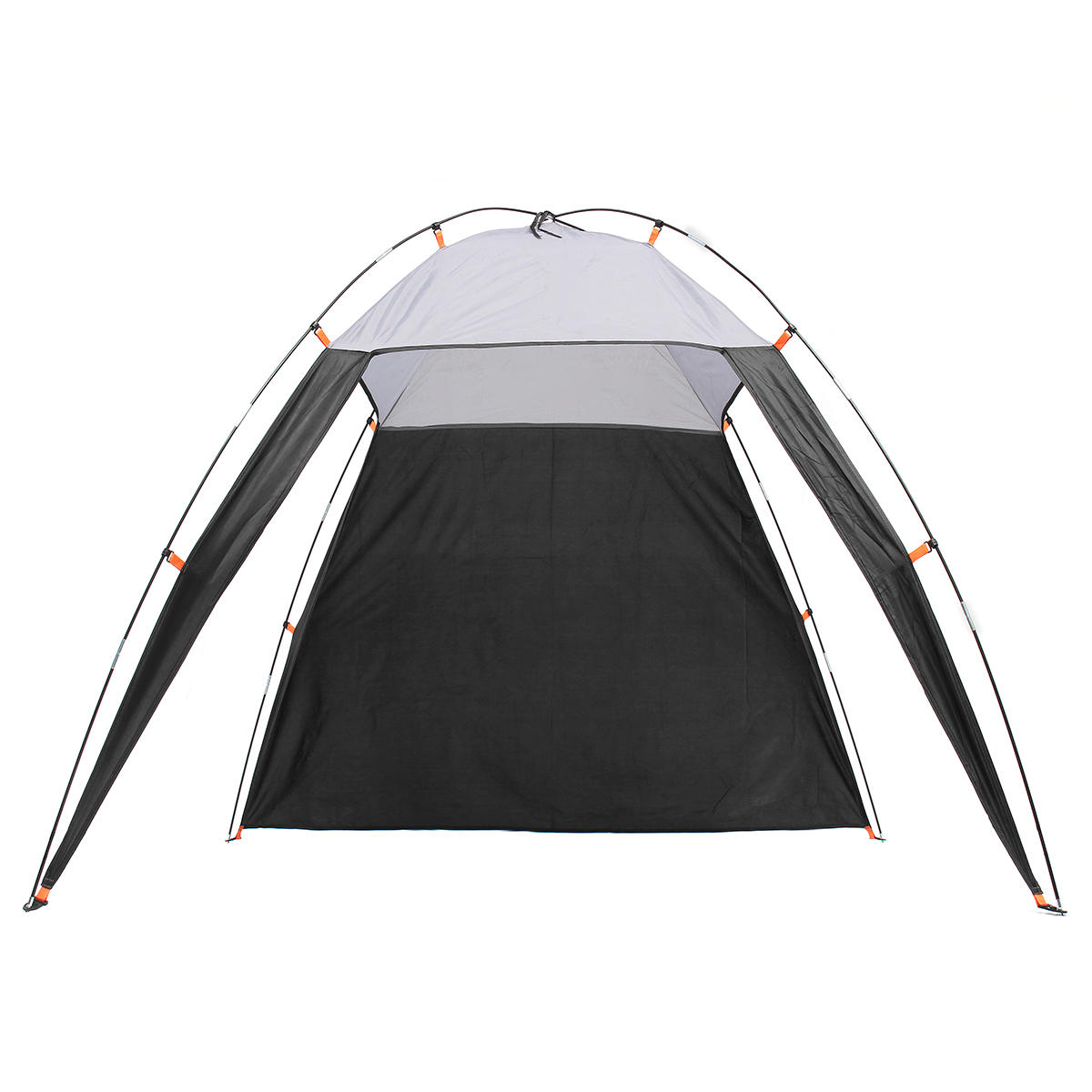 Driehoekige tent voor 5-8 personen, waterdicht en zonwerend, ideaal voor kamperen en wandelen op het strand in de buitenlucht.