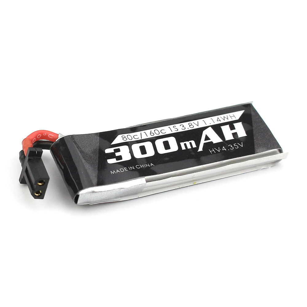 Emax Nanohawk Spare Part 1S 4.35HV 300mAh 80C Lipo Battery for Tiny Whoop RC Drone FPV Racing