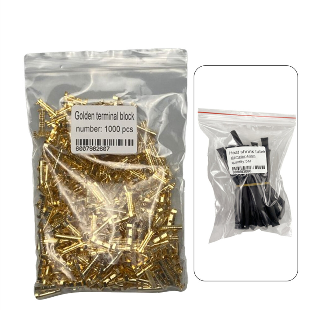 

1000Pcs Gold 453 U-Type 0.3-1.5mm Terminal Cold Insertion Connector with Free Gift - Best Choice for Small Toothed Membr