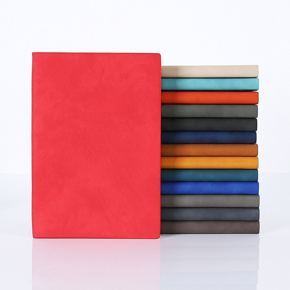 A5 Leather Notepad Business Creative Retro Notebook Office Supplies Journal Student School Notebook 200 Pages, Banggood  - buy with discount
