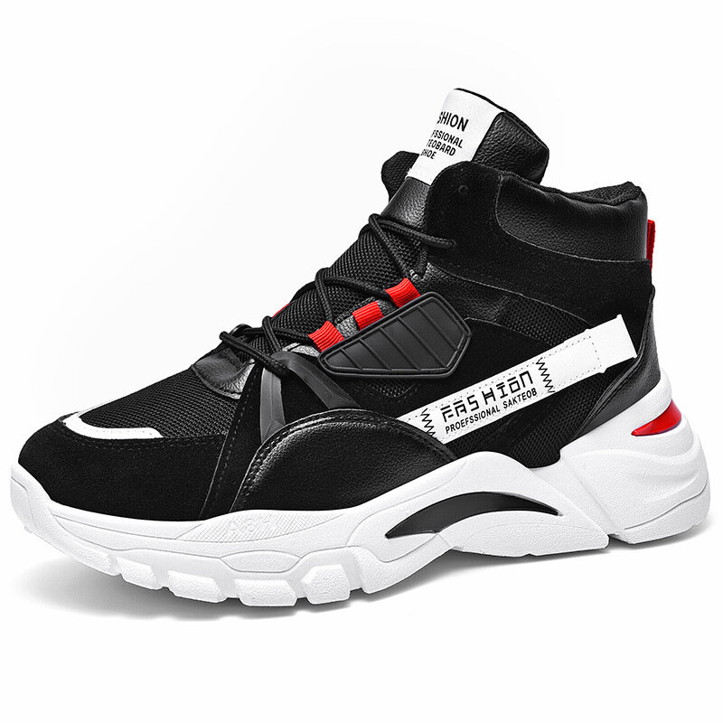 Kışın Kadife Pamuklu Erkek Koşu Ayakkabıları Nefes Alabilen Şok Emici Ultralight Su Geçirmez Spor Sneakers Yürüyüş Botları.