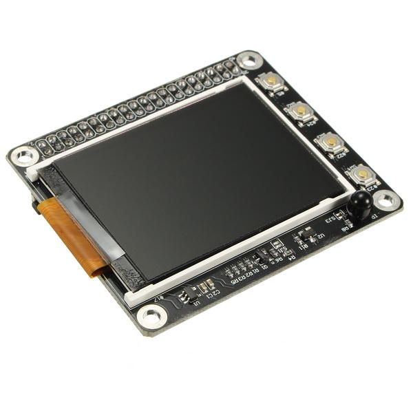 

2.2" 320x240 TFT Screen LCD Display HAT With Buttons IR Sensor For Raspberry Pi 3B / 2B / B+