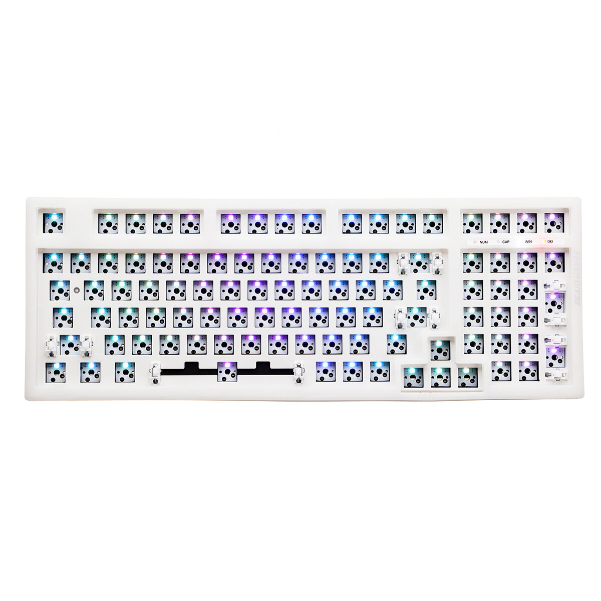 FEKER 98 Keys Triple Mode Mechanical Keyboard Kit 2.4Ghz Wireless/Bluetooth/Wired Hot Swappable Gami