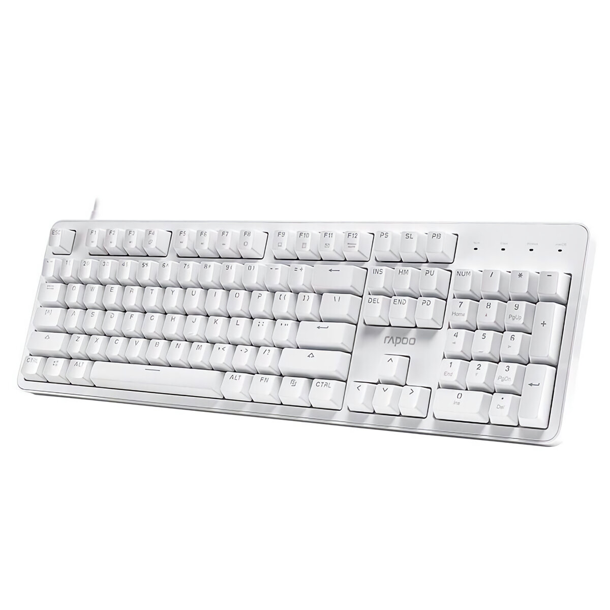 

Rapoo MT710 104 клавиши, проводные Механический Клавиатура Белая подсветка Механический Переключатель компьютерных игр К