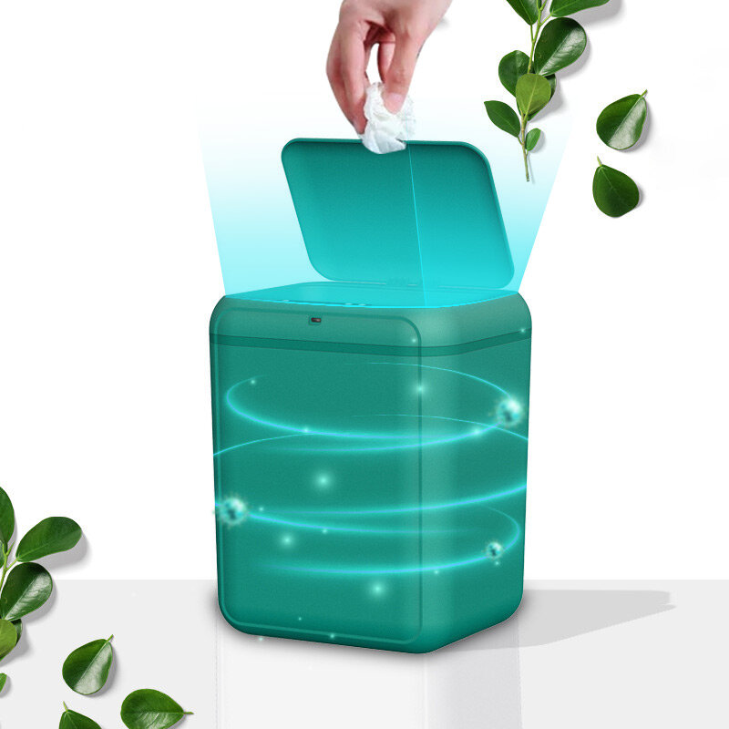 Intelligent Smart Sterilization Trash Can 10L Automatic Touchless Trash Can 0.3S Rapid Induction Rubbish Waste Bin