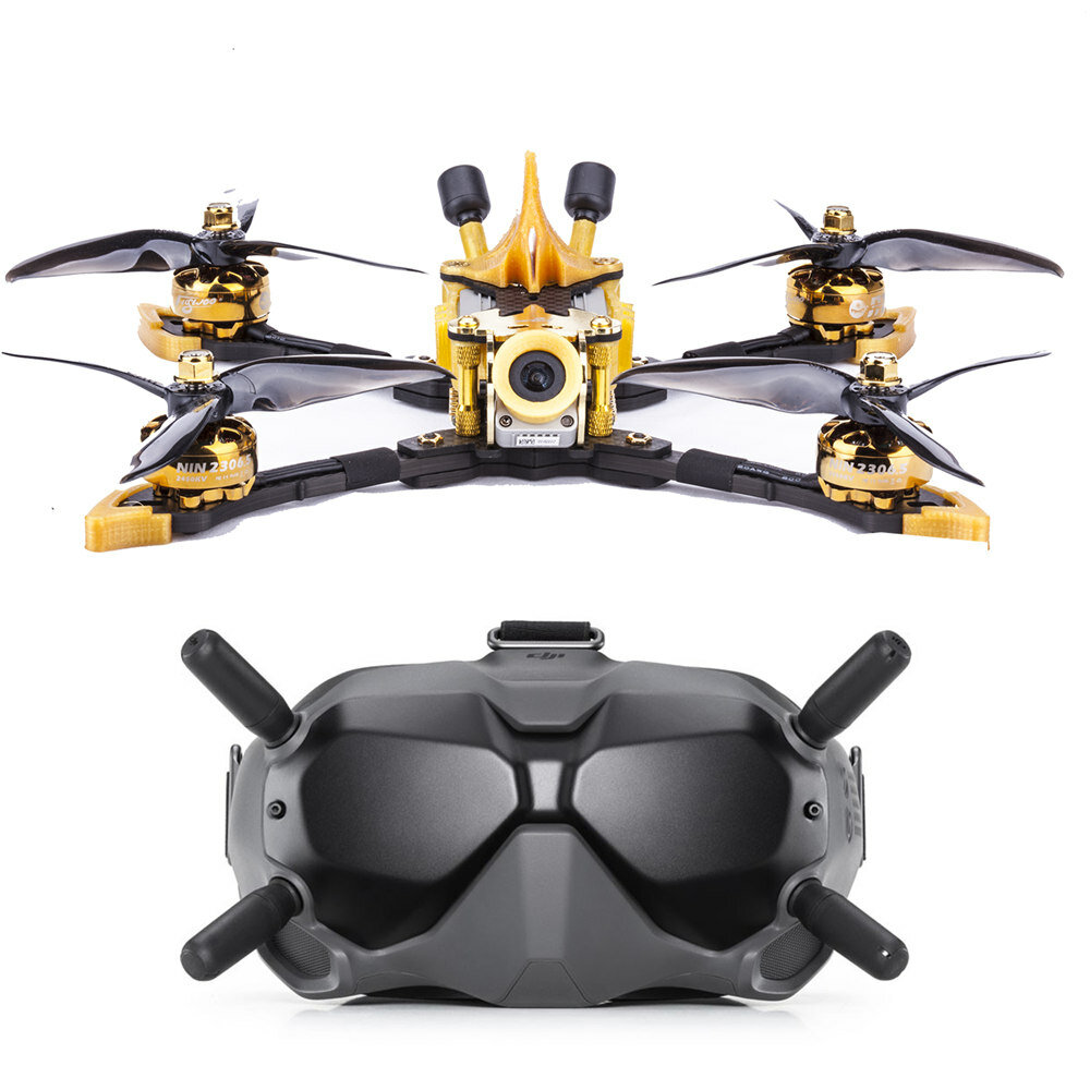 Flywoo Vampire2 HD 210mm F7 Bluetooth 6S 5 Inch FPV Racing Drone BNF w/ DJI Air Unit & DJI FPV Goggles