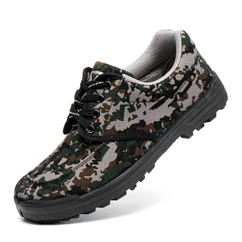 55% OFF on Men Camouflage Sneakers Site Slip Resistant Breathable Soft Work Style Shoes