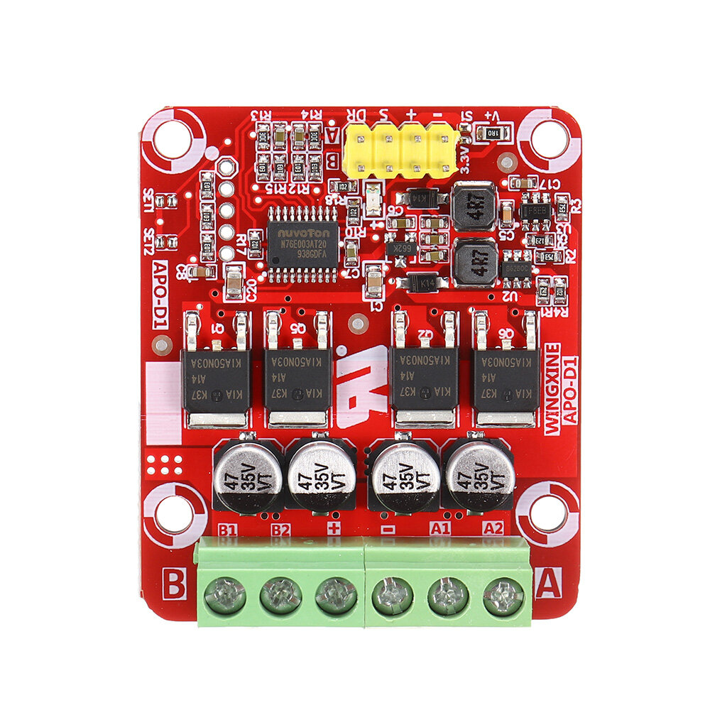 APO-D1 15V-24V Dual-Channel Speed Controller 10Ax2 Three-Function DC Brushed Motor ESC Speed Controller
