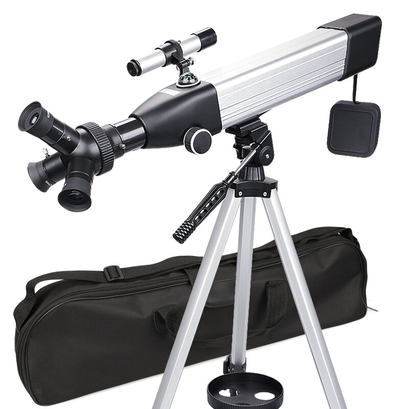 PRee® 166X HD Professionale Telescopio Astronomico Monoculare Super Zoom per Osservazione di Corpi Celesti nello Spazio con Treppiede e Supporto per Telefono.