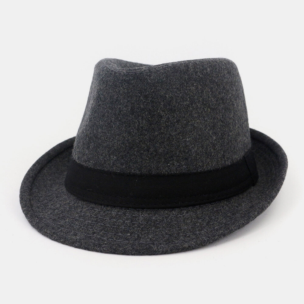 

Unisex Felt Casual Fashion Riding Gentleman Jazz Hat Top Hat Couple Hat Fedora