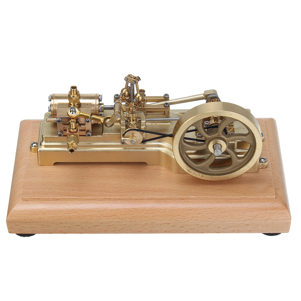Microcosm S10 Mini Steam Boiler Horizontal Steam Engine Stirling Engine Model Toy Kits Gift
