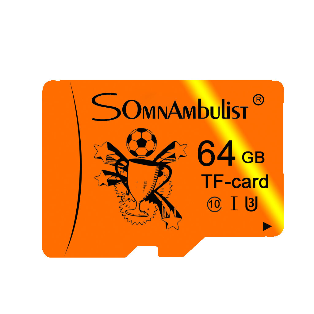 Somnambulist CLASS10 U3 TF-geheugenkaart 128GB 64GB 32GB 16GB Compatibele Micro-SD-rijrecorder Flash