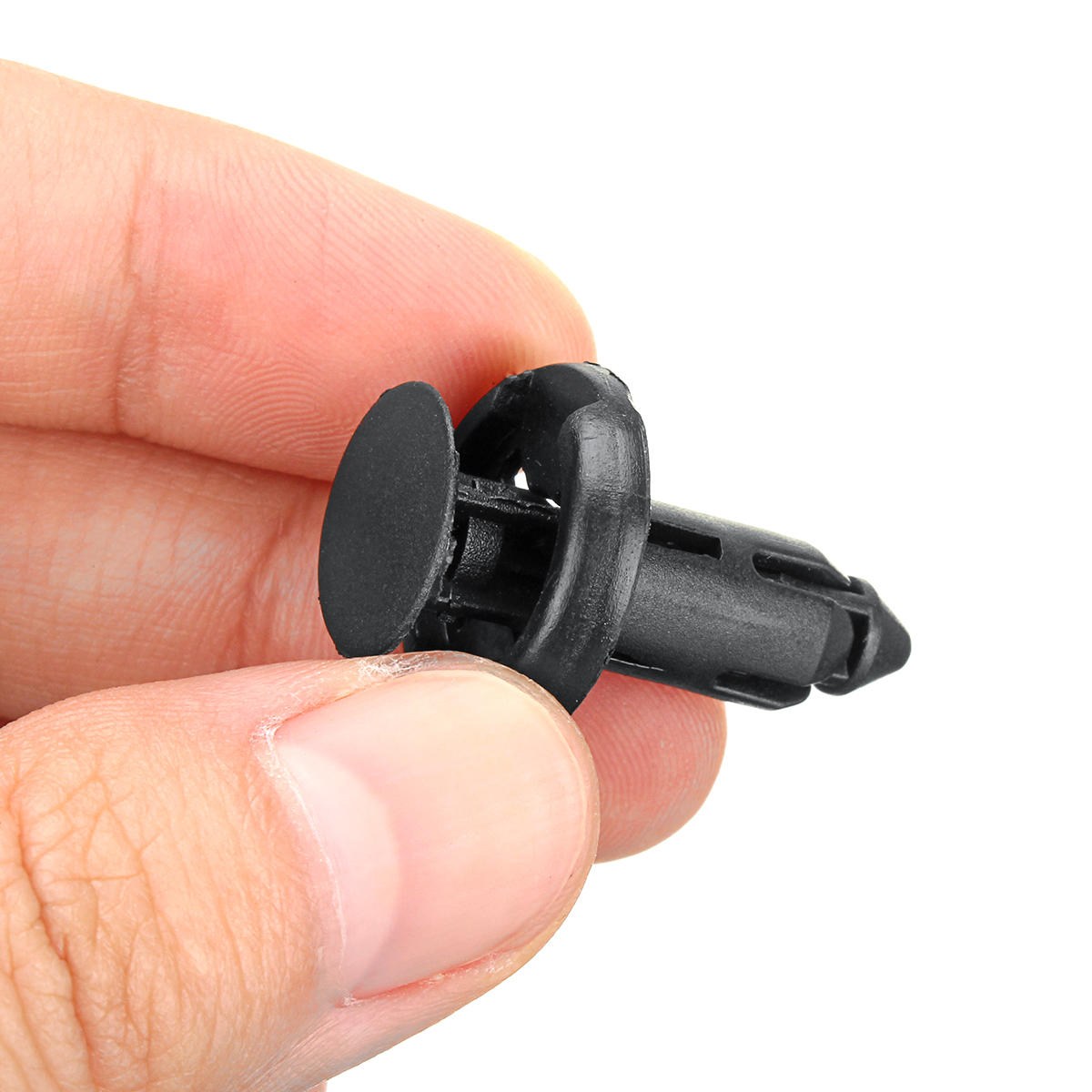 50 stks 8mm Zwart Plastic Portierbekleding Moulding Clip Retainer Panel Auto Sluiting Clip Voor Toyo