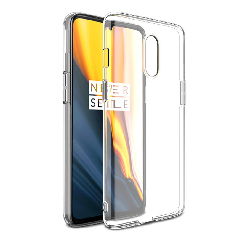 Bakeey Ultra-thin Transparent Shockproof Hard PC Protective Case For OnePlus 7