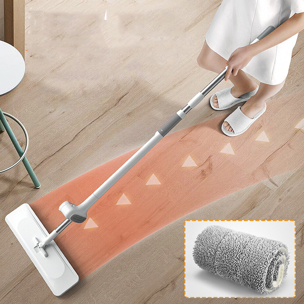 

360 ° Rotation Flat Mop Hand Free Wash Wooden Tiles Flat Cleaning for Home Floor Cleaner
