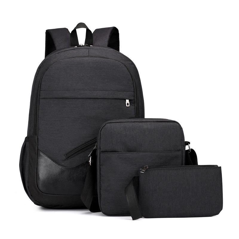 IPRee® Conjunto de 3 piezas Mochila impermeable de Oxford Bolsa escolar Bolso de mano Bolsa para laptop Viajes al aire libre