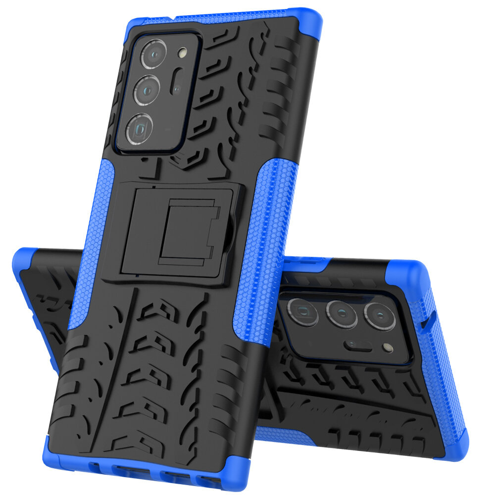 

Bakeey for Samsung Galaxy Note 20 Ultra / Galaxy Note20 Ultra 5G Case Armor Shockproof Non-Slip with Bracket Stand Prote