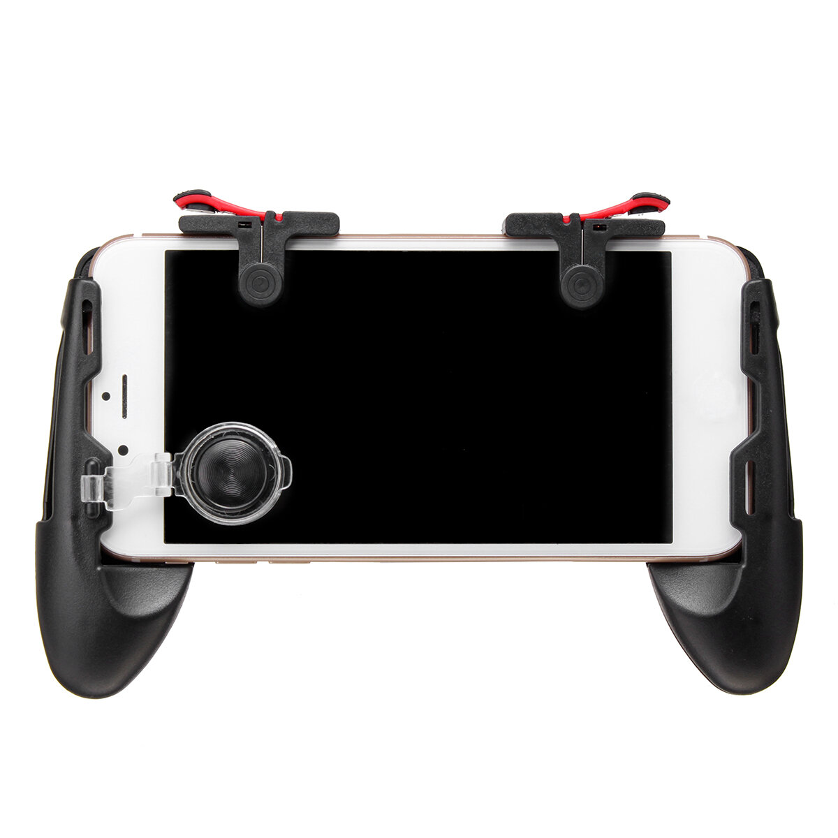 

4 в 1 ABS Черный игровой контроллер Trigger Shooter Геймпад с Fire Key для PUBG Совместимо со смартфонами