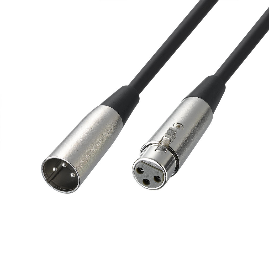 REXLIS 2055 1 / 1.8 / 3M XLR 3-pins male naar XLR 3-pins vrouwelijke microfoon audiokabel