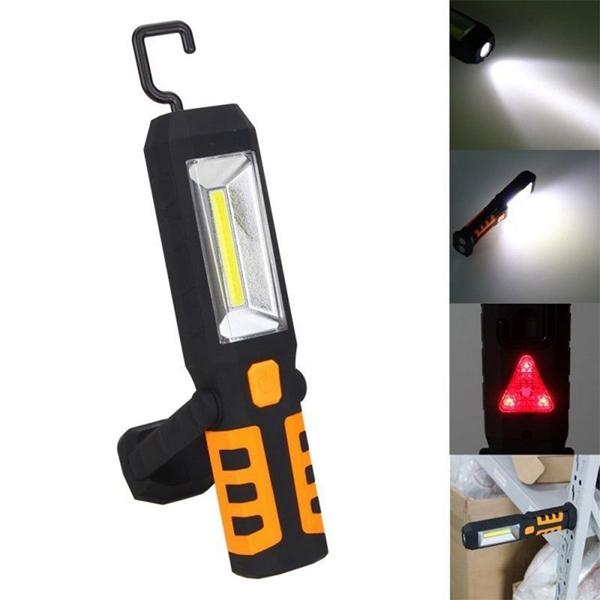 Portable COB LED Work Light Magnetic USB Rechargeable Outdoor Emergency lights 