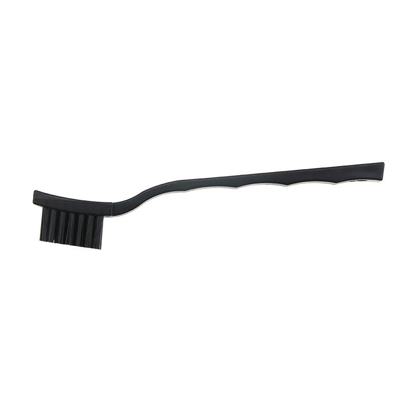 Black Non Slip Handle PCB Rework ESD Anti Static Dust Cleaning Brush 17cm for Mobile Phone Tablet PC