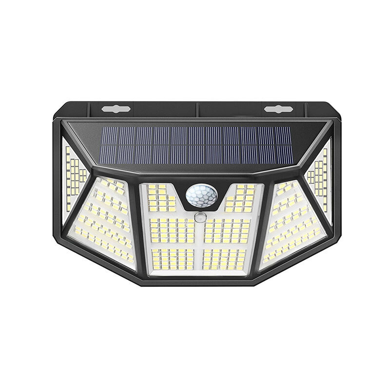 

310LED Outdoor Solar Wall Light IP65 Upgraded PIR Motion Sensor Lamp with 3 Lighting Mode 270° Wide Angle