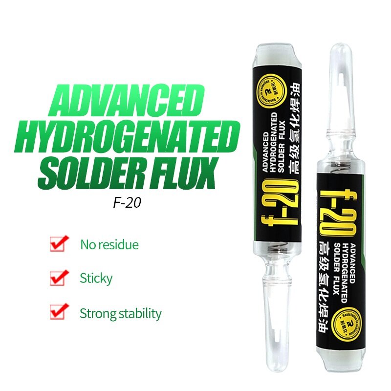 RELIFE F-20 Solder Paste Flux Lead-Free NO-Clean SMD Soldering Flux for Phone Soldering PCB BGAA SMD Rework Repair Weldi