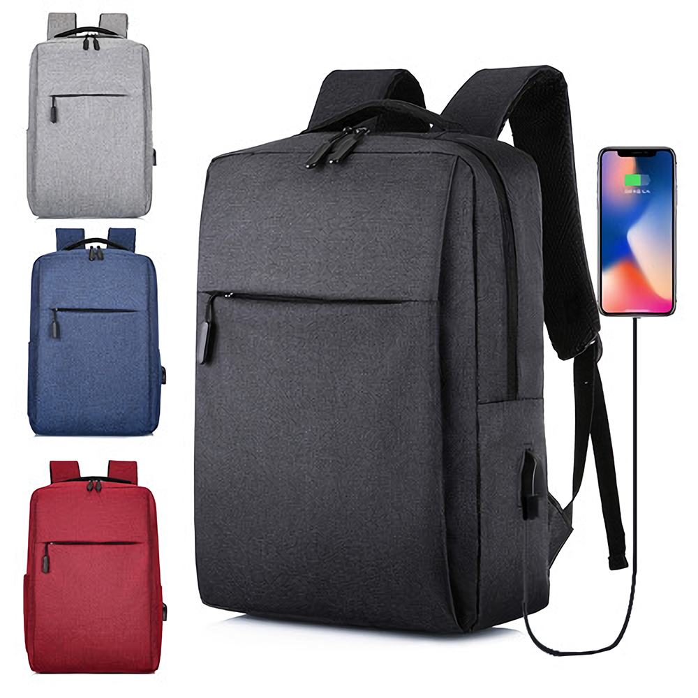 Στα 14.84 € από αποθήκη Τσεχίας | Business Backpack Laptop Bag Classic Backpacks 17L with USB Charging Students Men Women Schoolbags For 15-inch Laptop