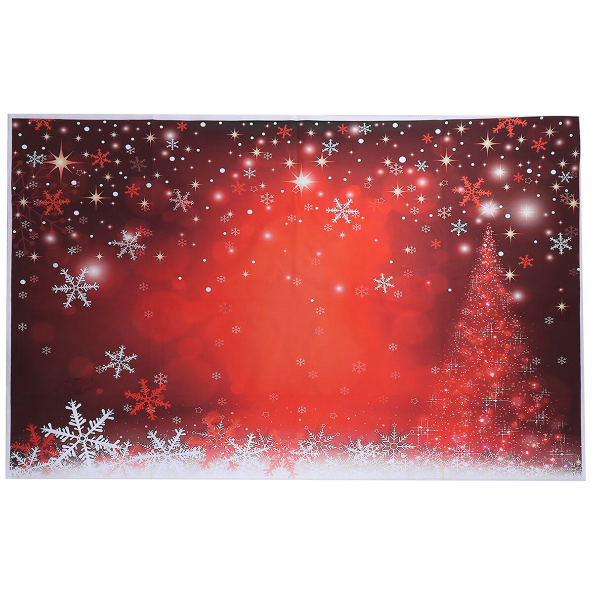 

1x1.5m 1.5x2.2m 1.8x2.5m Christmas Red Photography Backdrop Winter Snowflake Background Cloth for Photo Studio Backdrops