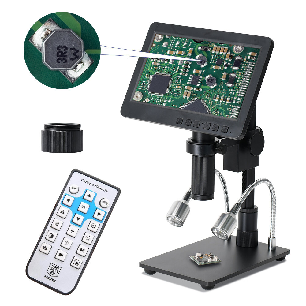 HAYEAR 26MP HDMI Digital Microscope 60fps Hight Frames Rate Microscope Camera with HDR Mode Can Elim