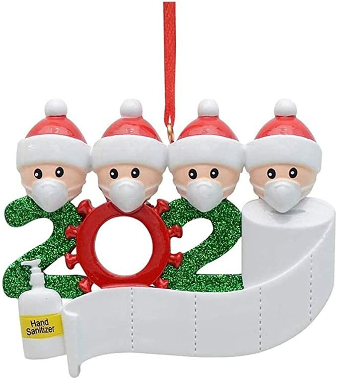 

Christmas Hanging Ornaments Decorations Inflatable Santa for Christmas Tree Home Decor Child Gifts 2020 Customized Tree