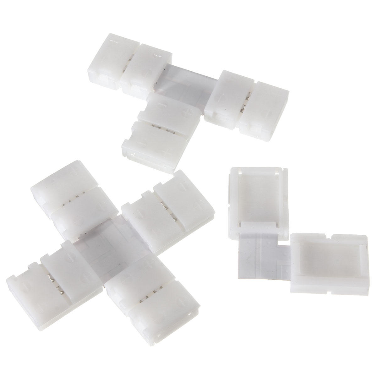 2 Pin 8MM Connector Corner For Single Color Strip Light