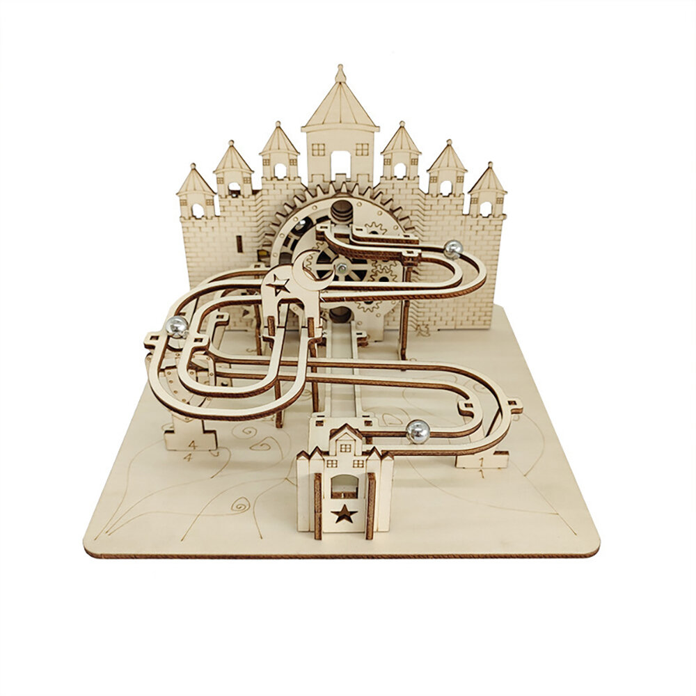 

LXG-19 Castle Ball 3D Wooden Puzzle DIY Assembly Three-dimensional Jigsaw Puzzle Toy Set