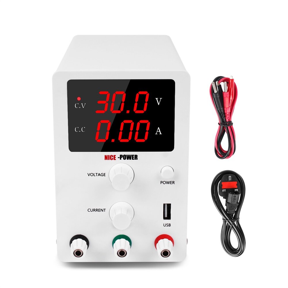 STP3010H 0-30V/0-10A Regulated Lab Grade Variable Adjustable DC Power Supply New 