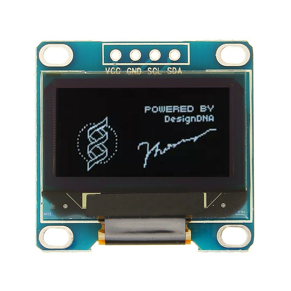 Geekcreit? 0,96 inch 4-pins wit IIC I2C OLED Displaymodule 12864 LED Geekcreit voor Arduino - produc