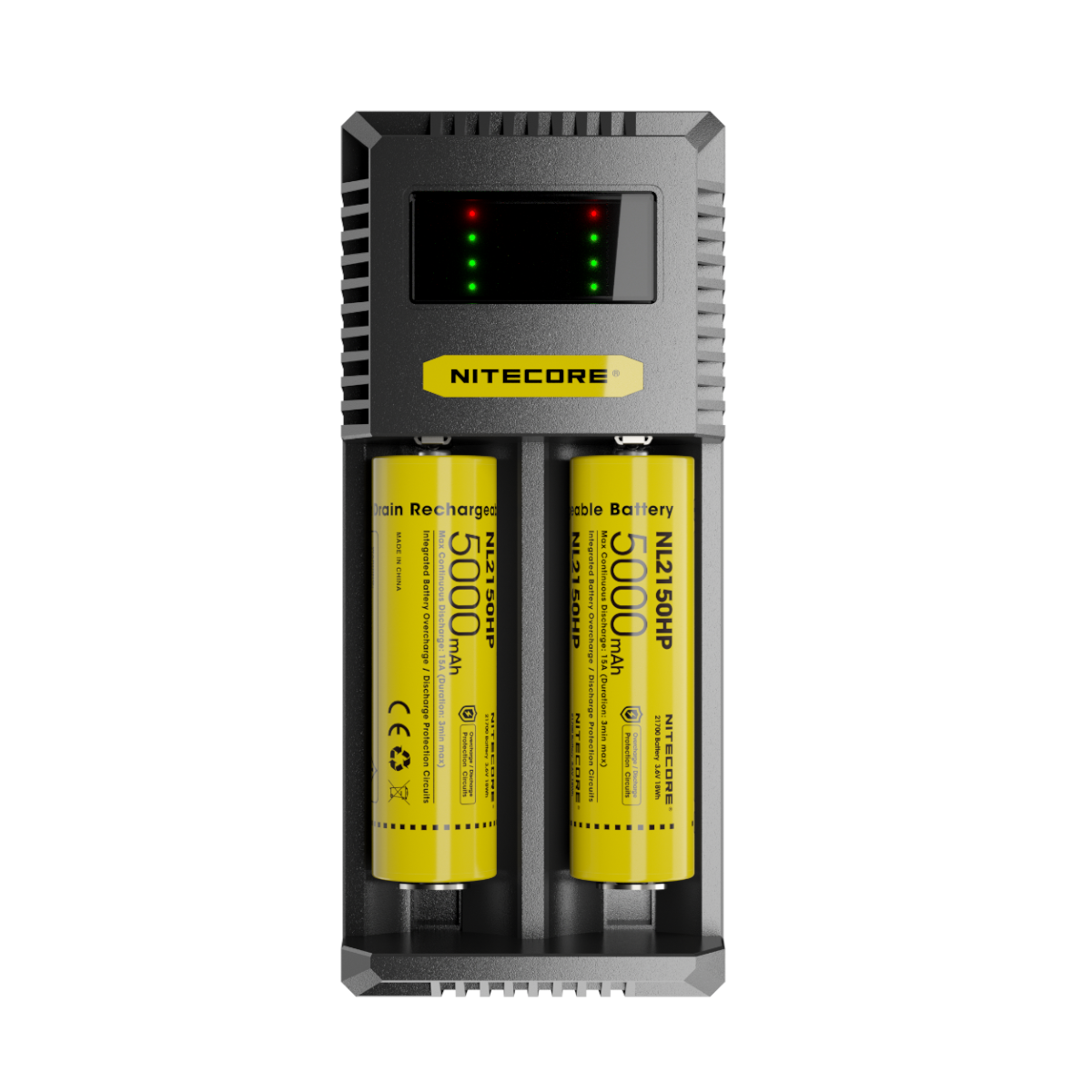 

NITECORE Ci2 3000mA USB-C Quick Charging Intelligent Battery Charger For IMR/Li-ion Ni-MH/Ni-Cd 18650 21700 22650 AA AAA