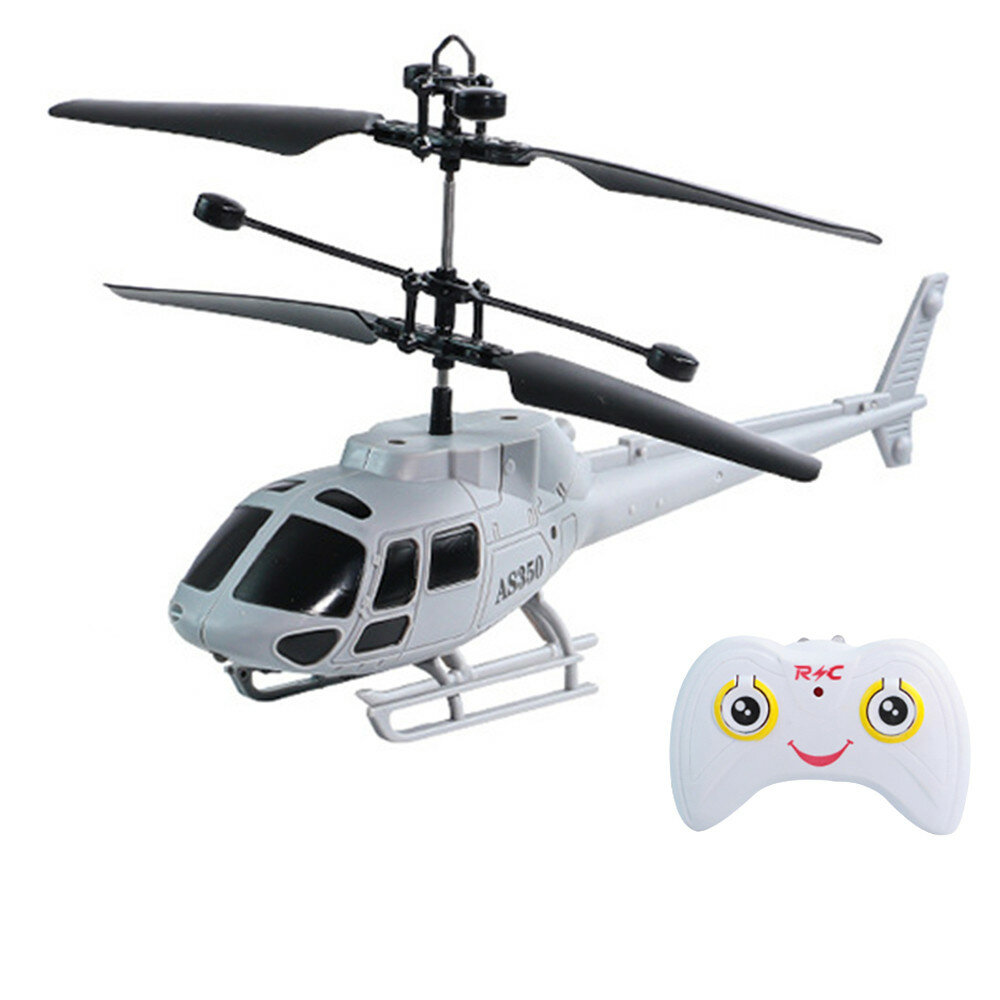 

AS350 Simulation Black Крыло Вертолет Индукционный истребитель Подвесной фонарь Зарядка Противоударный индукционный Дист