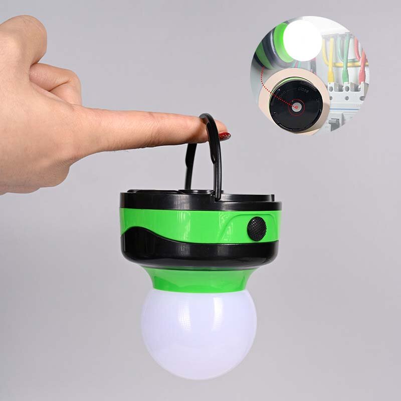 LED Camping Light Outdoor Work light USB Ball Bulb Tent Lantern Magnetic Suction Portable Night ligh
