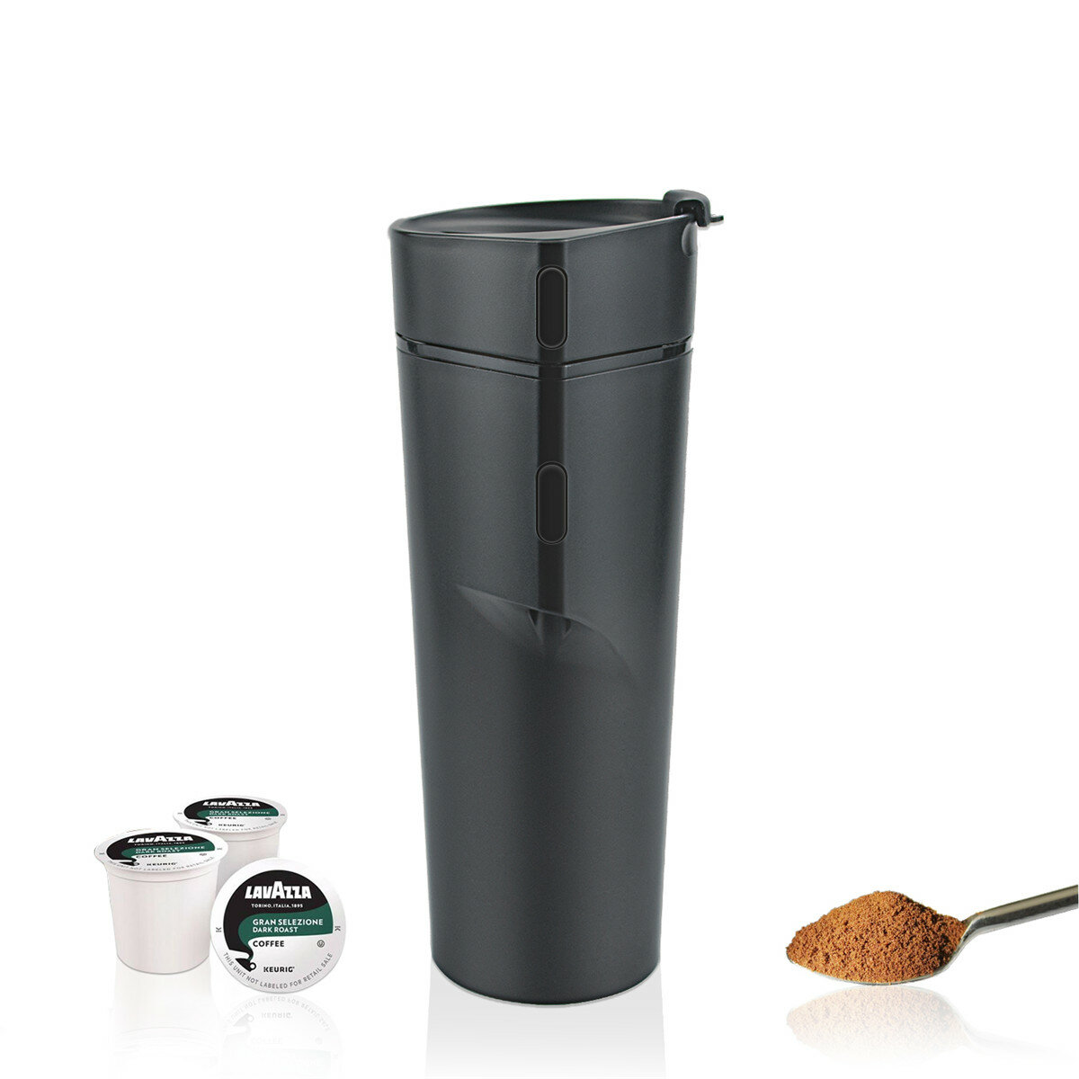 100W 8 OZ Car Coffee Maker Cup Machine Portable Handheld Espresso Capsule Bottle For Camping Travel